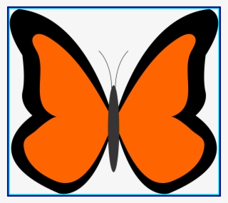 2019 X 1800 1 - Simple Butterfly Clip Art
