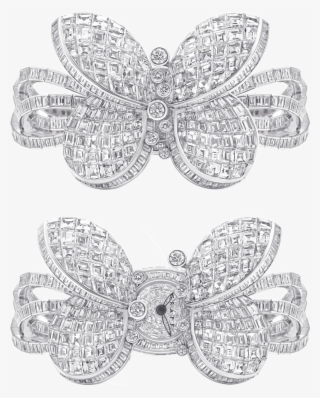 A Graff Ladies' Princess Butterfly Watch Set With White - Brush-footed Butterfly