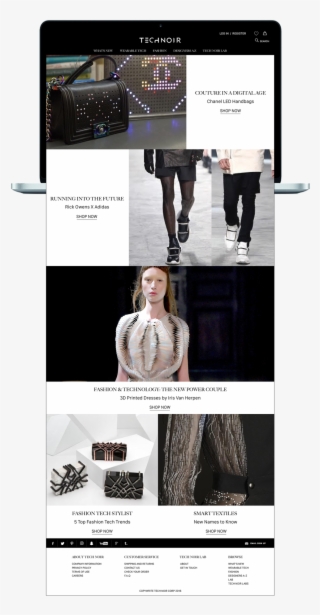 Webpage - Fashion Model