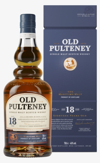 18 Years Old Single Malt Scotch Whisky - Old Pulteney 15