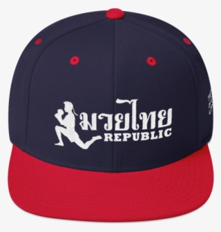 muay thai republic thai flag colorway snapback hat - baseball cap