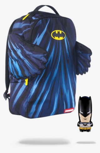 Batman Cape Wings With Free Batman Mimobot - Sprayground Batman Backpack