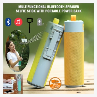 Multifunctional Bluetooth Speaker Selfie Stick With - Selfie Stick