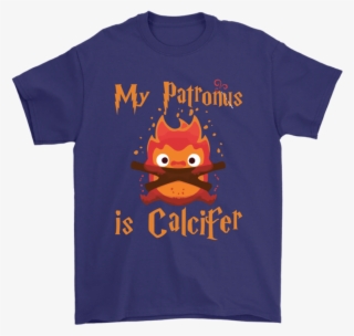My Patronus Is Calcifer Howl's Moving Castle X Harry - Johnnie Walker Keep Walking Shirt