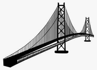 Clip Art Black And White Stock Golden Gate Bridge Clipart - Golden Gate Bridge
