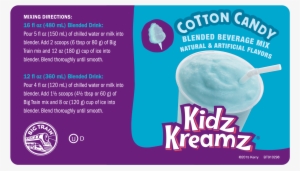 910298 Kidzkreamz Cotton - Big Train Bubble Gum
