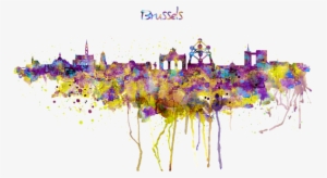 Click And Drag To Re-position The Image, If Desired - Brussels Skyline Art