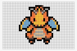 Pokemon Dragonite Pixel Art Pixel Art Pokemon Dragonite - Easy Pixel Art Dragon