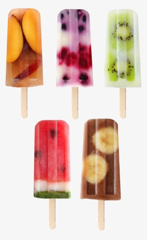 Edit, Editing, And Ice Cream Image - Clear Popsicles With Fruit