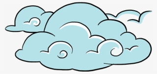 Cloud Pic Drawing - Easy Drawing Of Clouds