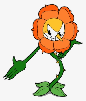 Cagney Carnation - Cuphead Cagney Carnation Png