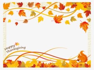 Autumn - Thanksgiving Clip Art Border