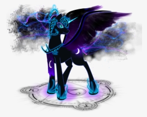 Elkaart, Magic, Magic Circle, Nightmare Moon, Pony, - Nightmare Moon Armor Fan Art