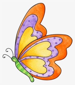 Mariposas Libélulas - Clipart Picture Of A Butterfly