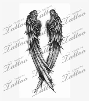 Fallen Angel Wings Custom Tattoo - Fallen Angel Wings Tattoo Designs