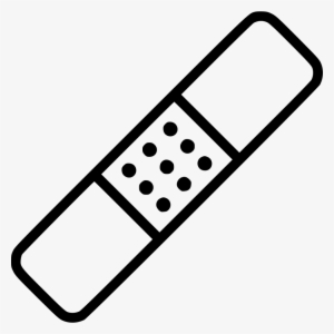 Band Aid Outline Svg Png Icon Free Download - Bandage Icon