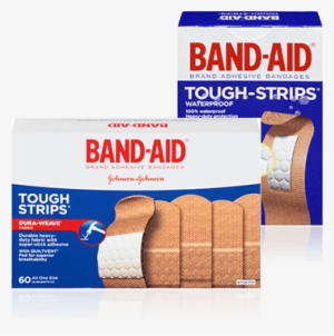 band-a#tough strips adhesive bandages - band aid tough strips fabric