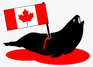 This Free Icons Png Design Of Stabbed Canadian Seal