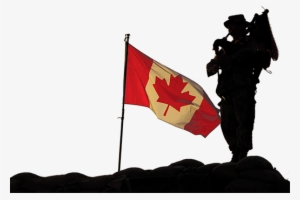 The Theme Of This Year's Program Is “in Service To - Canadian Forces Soldiers Silhouette