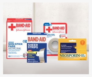 Band-aid Brand First Aid Neosporin Supplies - J&j Band-aid Sheer Strips & Spots - All One