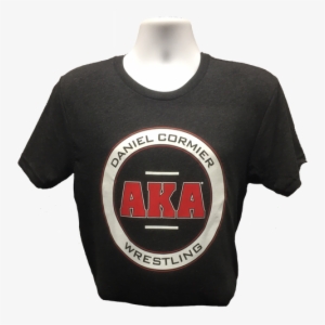 Men's Daniel Cormier Aka Wrestling Black T Shirt Is - Label