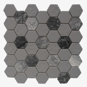 Gray Granite Hexagon Pattern Natural Stone Mosaic Tile - Mosaic