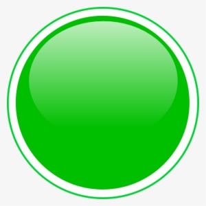 Glossy Green Icon Button Clip Art - Green Button Icon Png
