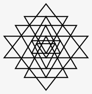 Sri Yantra,sacred Vector Graphics - Geometria Sagrada Sri Yantra