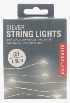 Kikkerland Silver String Lights