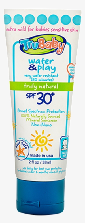 Trubaby Water & Play Spf 30 Wr/unscented Mineral Sunscreen - Trubaby Water&play Sunscreen Spf30