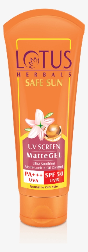 Lotus Herbals Safe Sun Uv Sunscreen Matte Gel Pa Spf - Lotus Sunscreen Spf 50