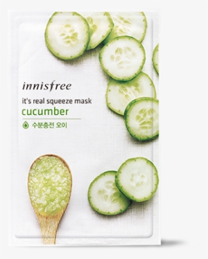It's Real Squeeze Mask-cucumber, , Large - Innisfree It's Real Squeeze Mask Cucumber