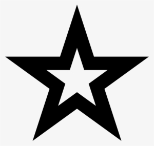 Star Outline Favorite Interface Symbol Comments - Star Png