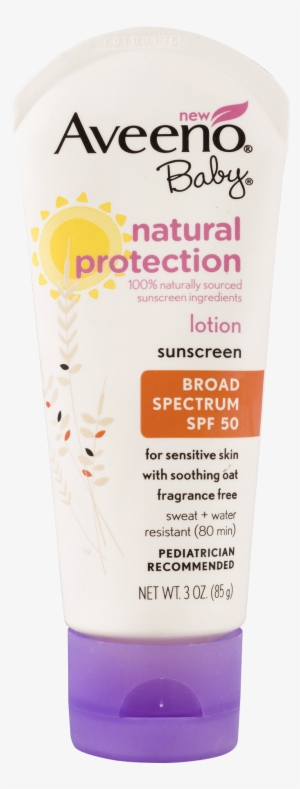 Aveeno Baby Natural Protection Sunscreen Lotion Broad