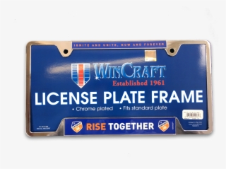 Fc Cincinnati License Plate Frame - Electric Blue