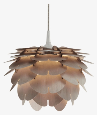 Wooden Light Of Organic Shape - Ceiling Fixture