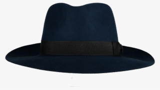Blue 'ha' Fur Felt Hat - Hat Blue Png