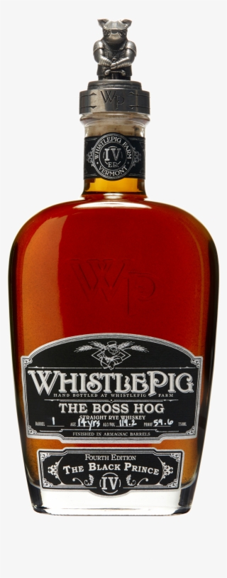 Bhiv Transparent Bottle Shot [image] - Whistlepig Rye Whiskey 13 Year The Boss Hog