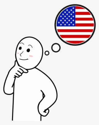 How To Think In English - American Flag