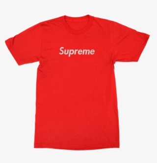 Image Of 3m Hypebeast Tee - Red Shirt With Gold Printing