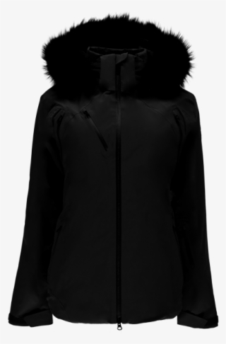 Removable Hood With Faux Fur Trim - Fur Clothing