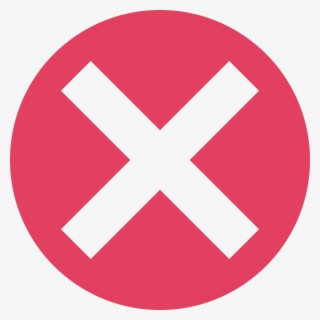 Image Of Transparent Cross X Mark In Red Circle - Copper Logo Prosperworks
