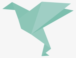 Photoshop Kücük Bir Yardim - Crane Origami Logo Vector