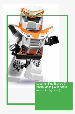 Lego Minifigs [series 9] Battle Mech ¦ With Bonus - Lego Minifigure Series Robot