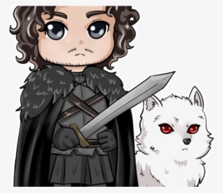 Jon Snow Clipart Cute - Game Of Thrones Jon Snow Chibi