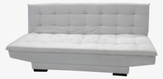 Sofa Cama Leggob Suede Branco Sala Tv 03 - Studio Couch