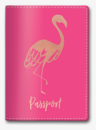 Pink Flamingo Passport Cover - Flamingo