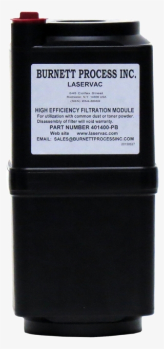 High Efficiency Filtration Module-plastic, Part Number - Label