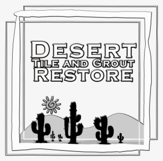 Desert Landscape Silhouette Clipart