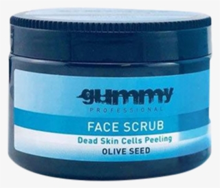 Gummy Face Scrub / Dead Skin Cells Peeling / Olive - Cosmetics